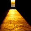 Sunlight streaks through the floor at Safdarjung's Mausoluem