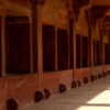 A Perspective view of the royal horse stable at Fatehpur Sikri