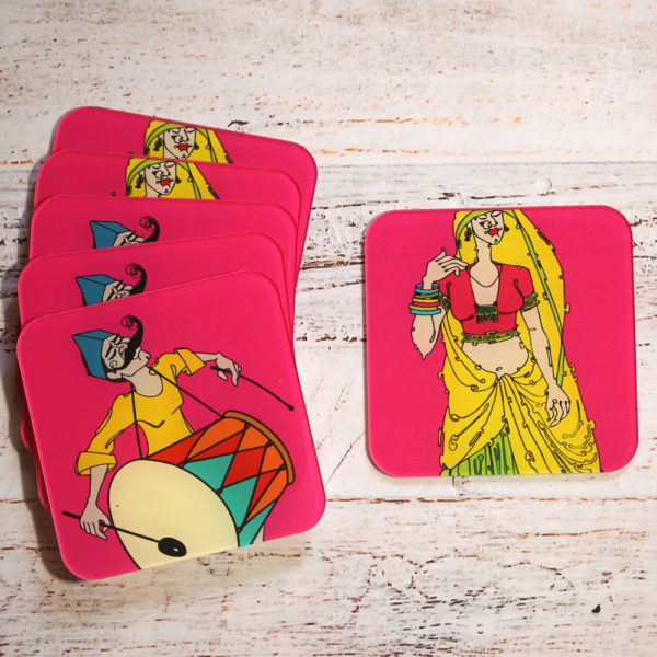 The Dancer Musical Coaster ( Set of 6 )