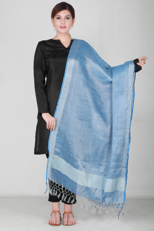 Clear Blue Sky dupatta
